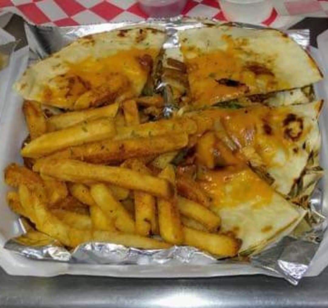 S&V Chicken Quesadilla.