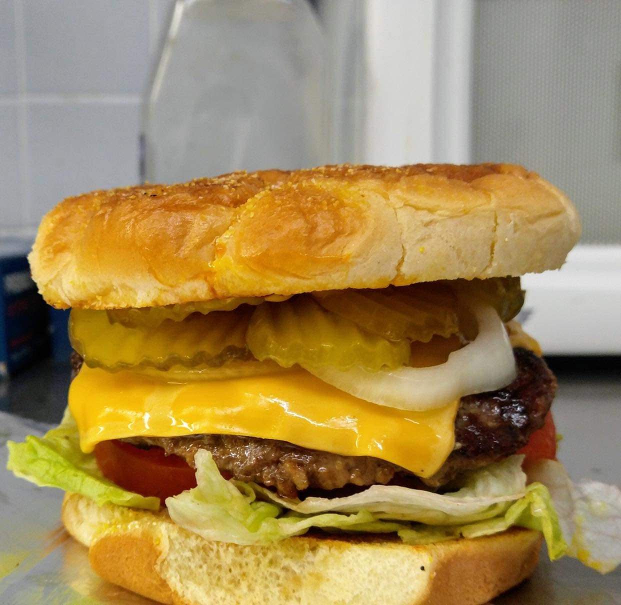JJ's Cheese Burger Combo.