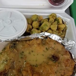 S&V Stuffed Pork Chop